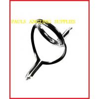 Black Twin Leg Lined Rod Rings